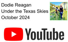Dodie Reagan Under the Texas Skies October 2024