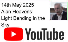 14th May 2025 Alan Heavens Light Bending in the Sky